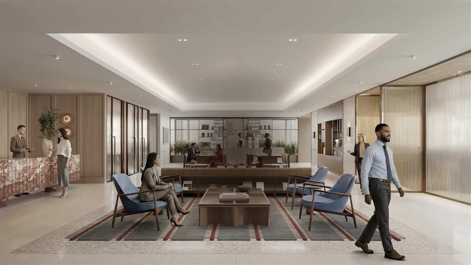1540 Broadway website premium lobby experience